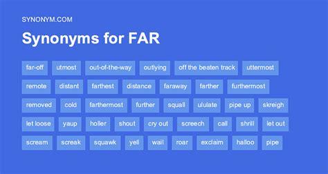 far antonyms